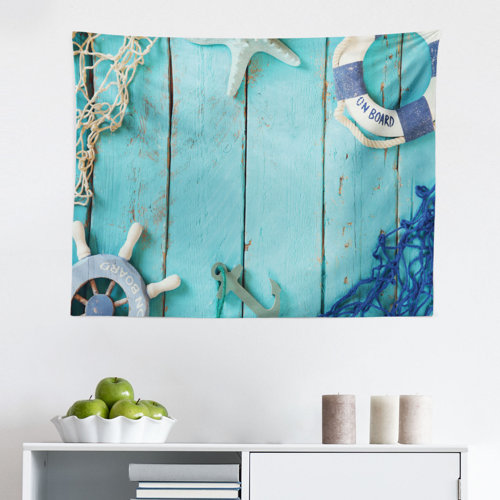 Bless international Ambesonne Nautical Tapestry, Nautical Lifestyle